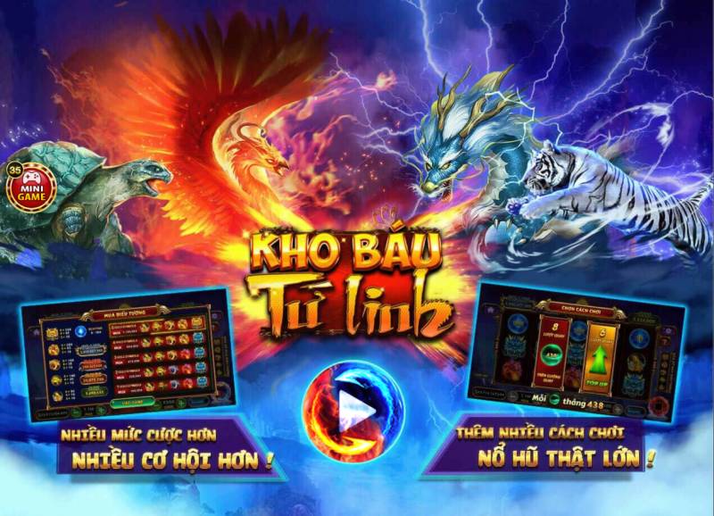 Nổ Hũ Kho Báu Tứ Linh - Giải Mã Vận May, Rinh Ngàn Quà Tặng! Cẩm Nang Chơi Game Kho Báu Tứ Linh Từ A Đến Z