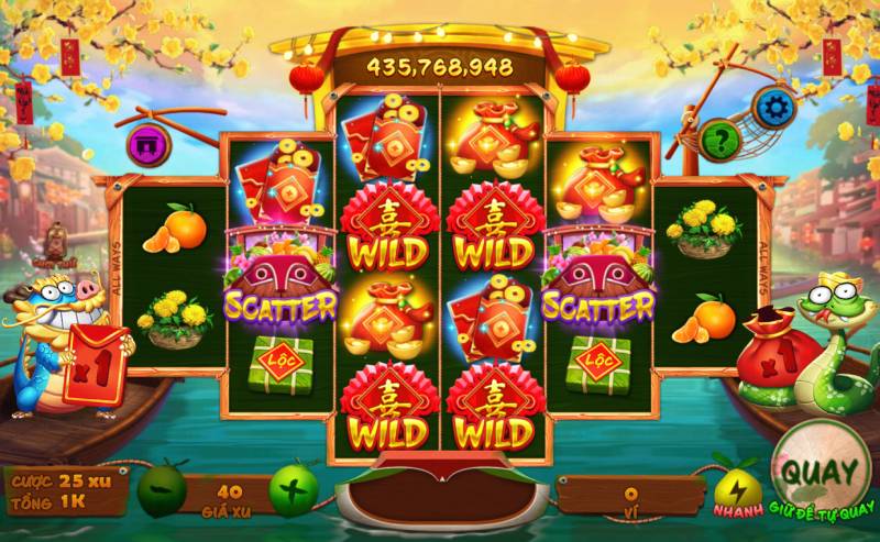 Nổ Hũ Sắc Xuân Chợ Tết - Rinh Lộc Vàng Đầu Năm May Mắn